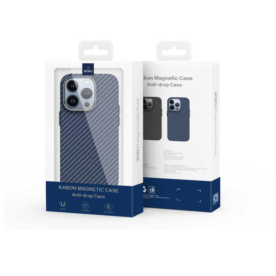 Wiwu iPhone 14 Pro Max Kılıf Karbon Fiber Görünümlü Magsafe Karbon Telefon Kılıfı - 7 Wiwu iPhone 14 Pro Max Kılıf Karbon Fiber Görünümlü Magsafe Karbon Telefon Kılıfı - 7